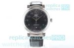 Swiss Grade Clone IWC Da Vinci Watch SS Black Dial 40mm